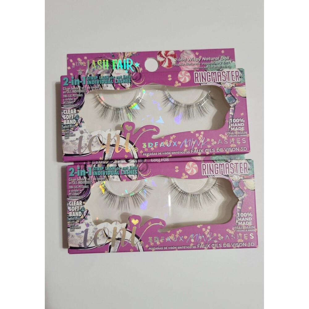 Ioni The Lash Fair Ringmaster Eyelash Bundle Wispy Natural Doll